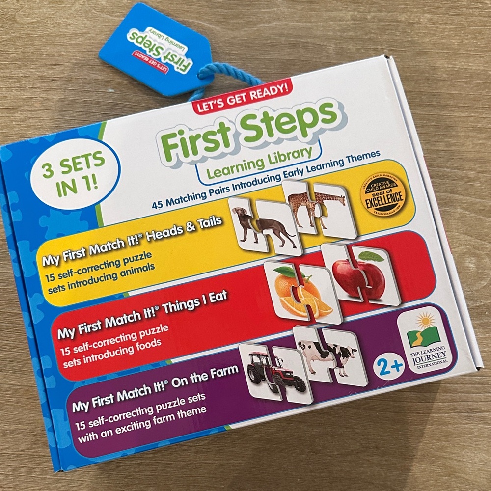 First Steps Learning Library - Colorful Educational Toy Set